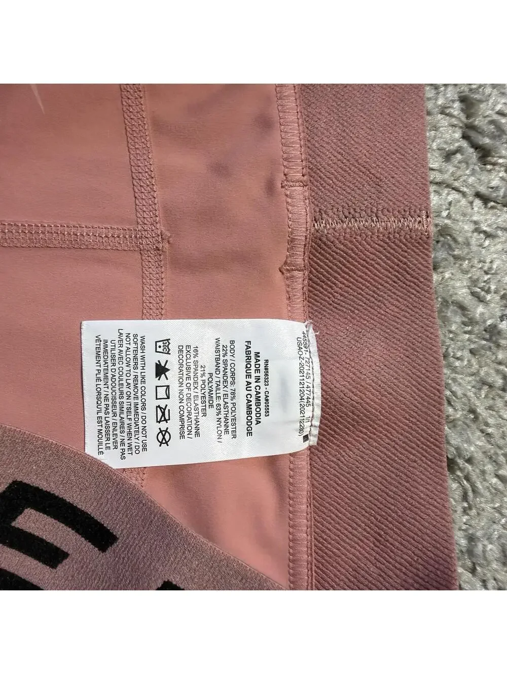 Nike Pro Women’s 3'' Volleyball/Yoga Shorts Red Stardust/Black CZ9857 Pink Large - Picture 4 of 8